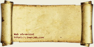 Milana Džaković vizit kartica